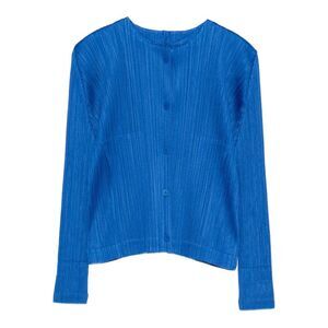 Pleats Please Blue Jackets - Oversized Jackets Women